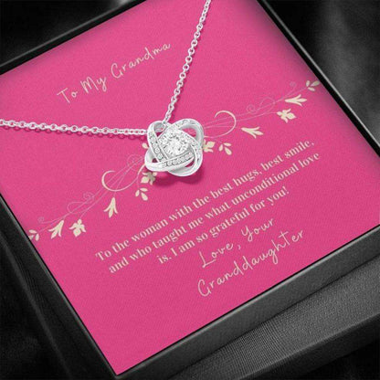 Grandmother Necklace, Gift To Grandmother From Granddaughter “ Gift Necklace Message Card Gifts For Daughter Rakva