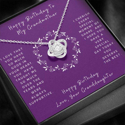 Grandmother Necklace, Gift To Grandmother “ Gift Necklace Message Card “ Birthday To Grandmother From Granddaughter “ Circle Gifts For Daughter Rakva