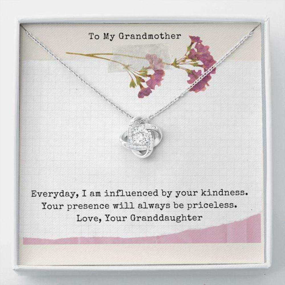 Grandmother Necklace “ Gift To Grandmother Message Card “ To Grandmother From Granddaughter Priceless Gifts For Daughter Rakva