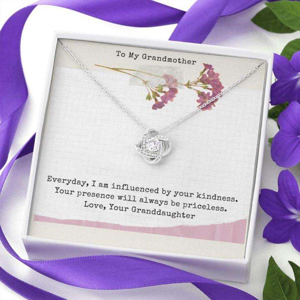 Grandmother Necklace “ Gift To Grandmother Message Card “ To Grandmother From Granddaughter Priceless Gifts For Daughter Rakva