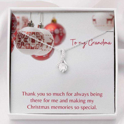 Grandmother Necklace “ Gift To Grandmother “ Nana Holiday Red The Gifts for Grandmother Rakva