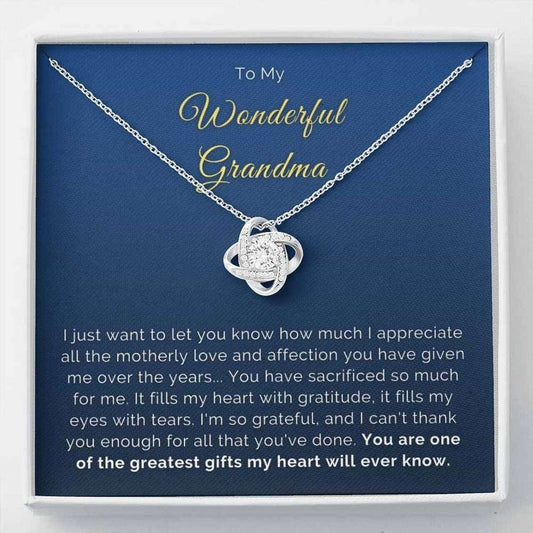 Grandmother Necklace, Gift To Wonderful Grandma Necklace The Greatest Gift Gifts for Grandmother Rakva