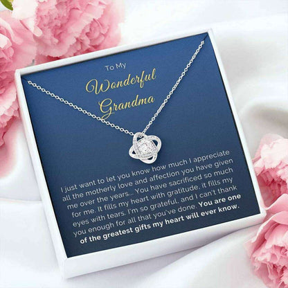 Grandmother Necklace, Gift To Wonderful Grandma Necklace The Greatest Gift Gifts for Grandmother Rakva