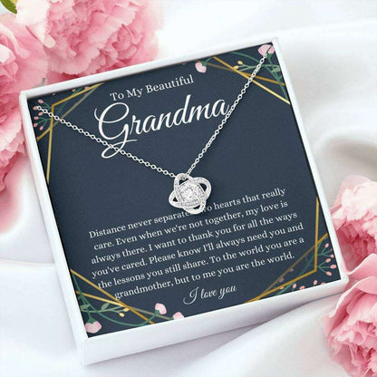 Grandmother Necklace, Giftto Beautiful Grandma Necklace You’Re The World Gifts for Grandmother Rakva