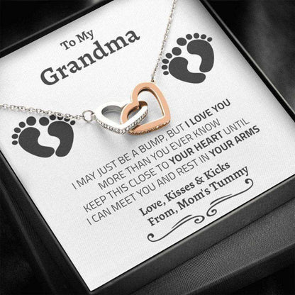 Grandmother Necklace, Grandma Gift From Baby, Gifts For Grandparents From Baby, Soon To Be Grandparents, Expecting Grandparents Gifts for Grandmother Rakva