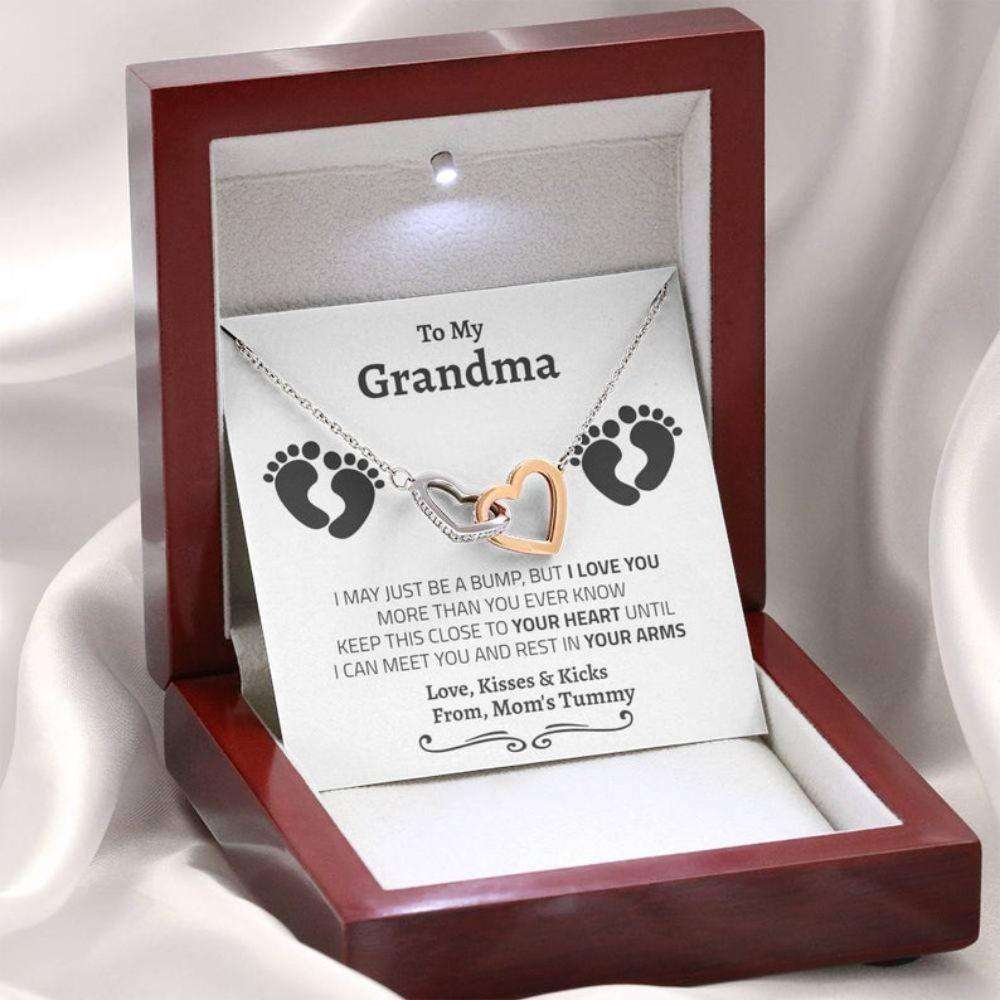 Grandmother Necklace, Grandma Gift From Baby, Gifts For Grandparents From Baby, Soon To Be Grandparents, Expecting Grandparents Gifts for Grandmother Rakva