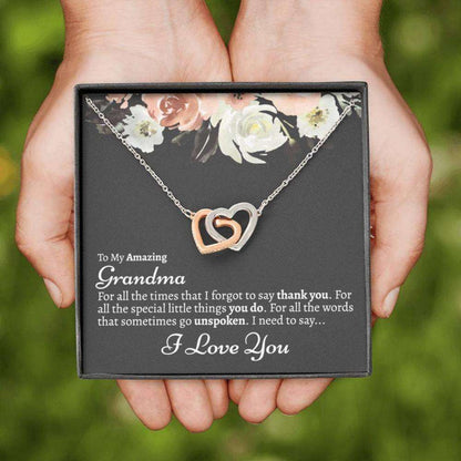 Grandmother Necklace, Grandma Gift From Grandkids, Grandma Gift, Grandma Birthday, Thoughtful Gift For Grandma, Grandma Gift Gifts for Grandmother Rakva