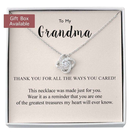 Grandmother Necklace, Grandma Gift, Grandma Necklace, Gift For Grandma From Grandchildren, Grandma Birthday Christmas Necklace Gifts for Grandmother Rakva