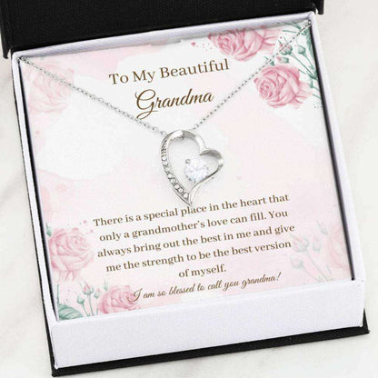 Grandmother Necklace, “ Grandma Gift Necklace “ Just Because Gift “ Inspirational Cards “ Grandma My Hero Gifts for Grandmother Rakva