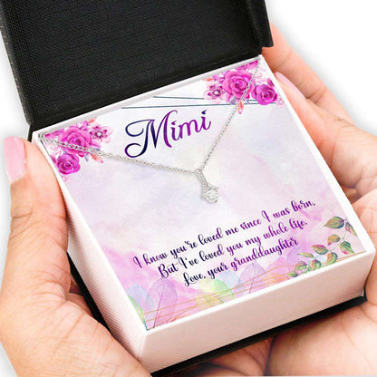 Grandmother Necklace, Grandma Gifts “ Mimi Necklace “ Forever Love Necklace “ Jewelry For Grandma Mothers Day Gifts for Grandmother Rakva