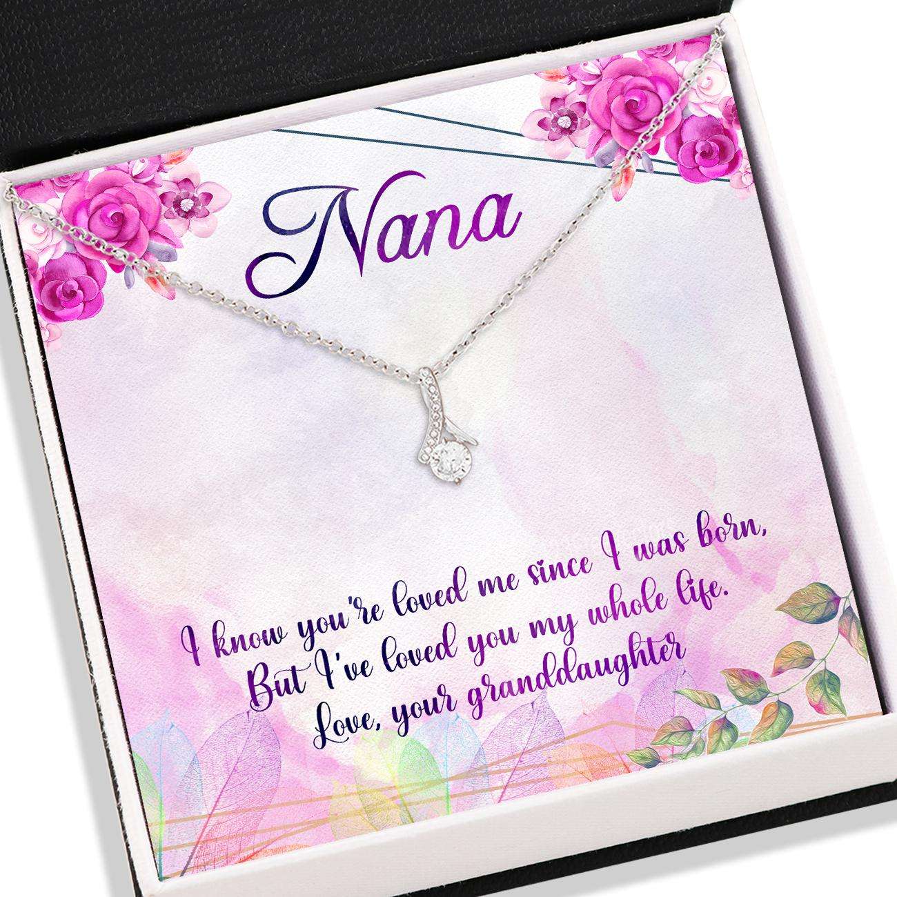 Grandmother Necklace, Grandma Gifts “ Nana Necklace “ Alluring Beauty Necklace For Grandma Mothers Day V1 Gifts for Grandmother Rakva