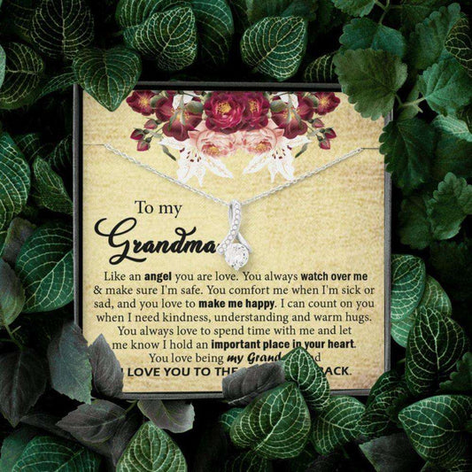 Grandmother Necklace, Grandma Necklace Gift, Gift To My Grandma, Grandma Gift From Granddaughter/Grandson, Grandmother Gift Gifts For Daughter Rakva