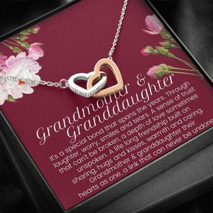 Grandmother Necklace, Grandmother & Granddaughter Necklace, Grandma Gift, Granddaughter Gift, Nana, Grandma Necklace Gifts For Daughter Rakva