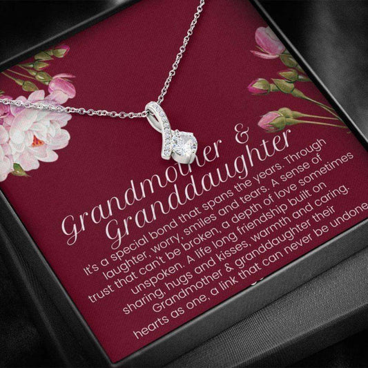 Grandmother Necklace, Grandmother & Granddaughter Necklace, Grandma Gift, Granddaughter Gift, Nana, Nanny Necklace Gifts For Daughter Rakva