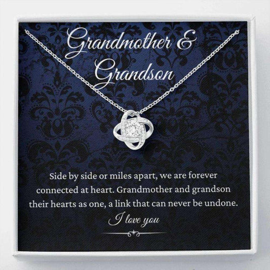 Grandmother Necklace, Grandmother & Grandson Necklace, Birthday Necklace For Grandma From Grandson, Grandmother Christmas Necklace Gifts for Grandmother Rakva