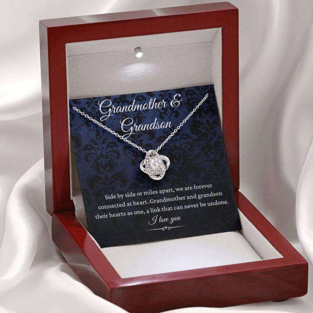 Grandmother Necklace, Grandmother & Grandson Necklace, Gift For Grandma, Gift For Grandson Gifts for Grandmother Rakva