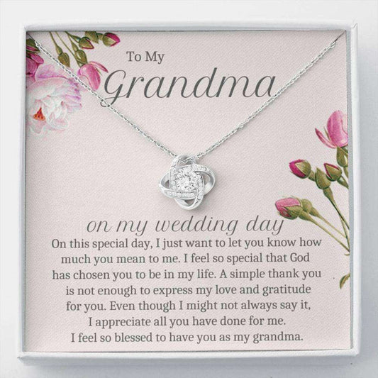 Grandmother Necklace, Grandmother Of The Bride Gift Necklace, Grandma Of The Groom Gift, Grandmother Wedding Gift, Nana, Grammie Gifts for Grandmother Rakva