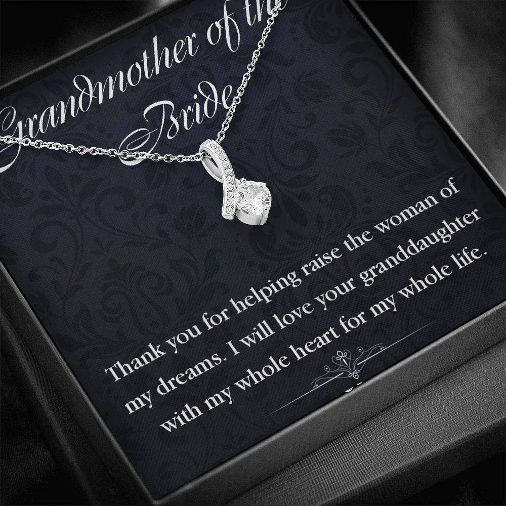 Grandmother Necklace, Grandmother Of The Bride Necklace, Gift For Grandma Wedding Gift, Wedding Gift Gifts for Grandmother Rakva