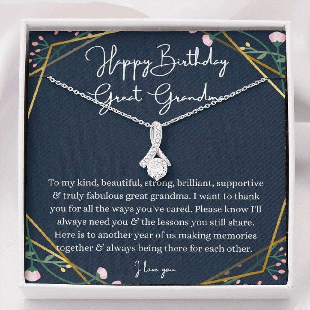 Grandmother Necklace, Great Grandma Birthday Necklace, Gift For Grandmother From Granddaughter Grandson Gifts For Daughter Rakva