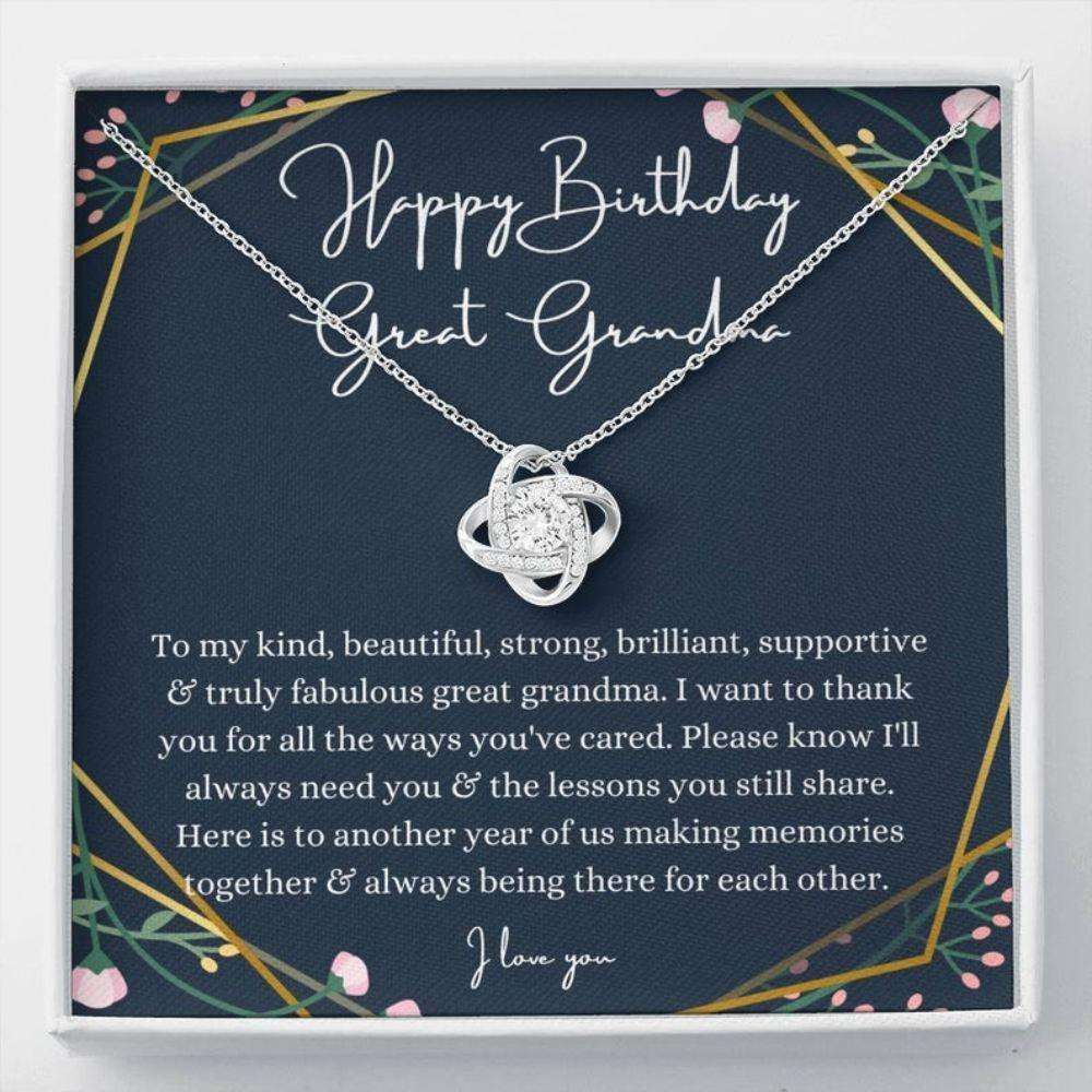 Grandmother Necklace, Great Grandma Birthday Necklace, Gift For Grandmother From Granddaughter Grandson Gifts For Daughter Rakva