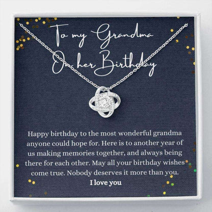 Grandmother Necklace, Happy Birthday Grandma Necklace, Gift For Grandmother Birthday Gifts for Grandmother Rakva