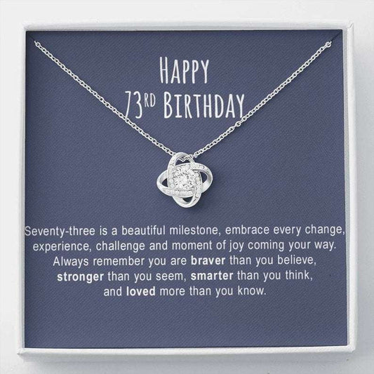 Grandmother Necklace, Mom Necklace, 73Rd Birthday Necklace Gift For Women, 73Rd Birthday Necklace Gift For Her Gifts for Grandmother Rakva