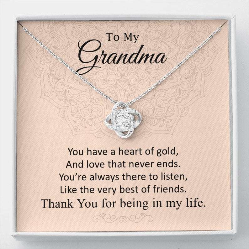 Grandmother Necklace, Mothers Day Necklace For Grandma / Nana From Granddaughter/ Grandson, Grandmother Necklace, Grandma Gifts Gifts For Daughter Rakva