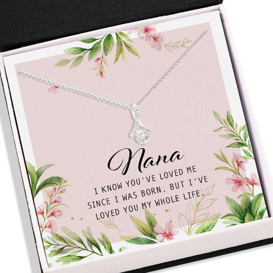 Grandmother Necklace, Nana Necklace “ To Nana Necklace Card Message “ Alluring Beauty Necklace For Grandma, Nana Gifts Gifts for Grandmother Rakva