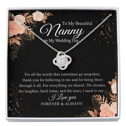 Grandmother Necklace, Nanny Of The Bride Gift, Gift From Bride To Grandmother On Wedding Day, Nanny Gifts, Wedding Gift For Nanny Gifts for Grandmother Rakva