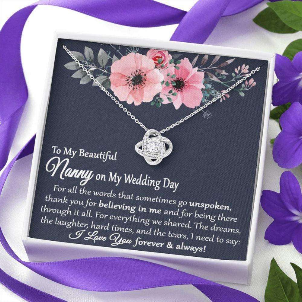 Grandmother Necklace, Nanny Of The Bride Gift, Gift From Bride To Grandmother On Wedding Day, Nanny Gifts, Wedding Gift For Nanny, Grandma Gifts for Grandmother Rakva