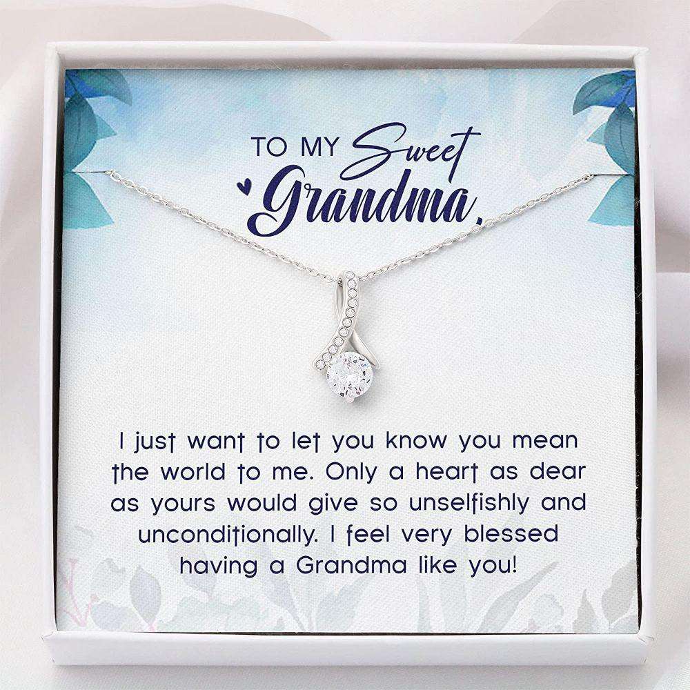 Grandmother Necklace, Necklace For Grandma “ Sweet Grandma Gift Grandma Gift Gifts for Grandmother Rakva