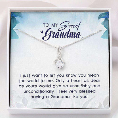 Grandmother Necklace, Necklace For Grandma “ Sweet Grandma Gift Grandma Gift Gifts for Grandmother Rakva