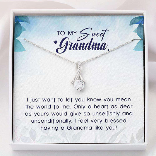 Grandmother Necklace, Necklace Gift For Grandma “ Sweet Grandma Gift Grandma Gift Gifts for Grandmother Rakva