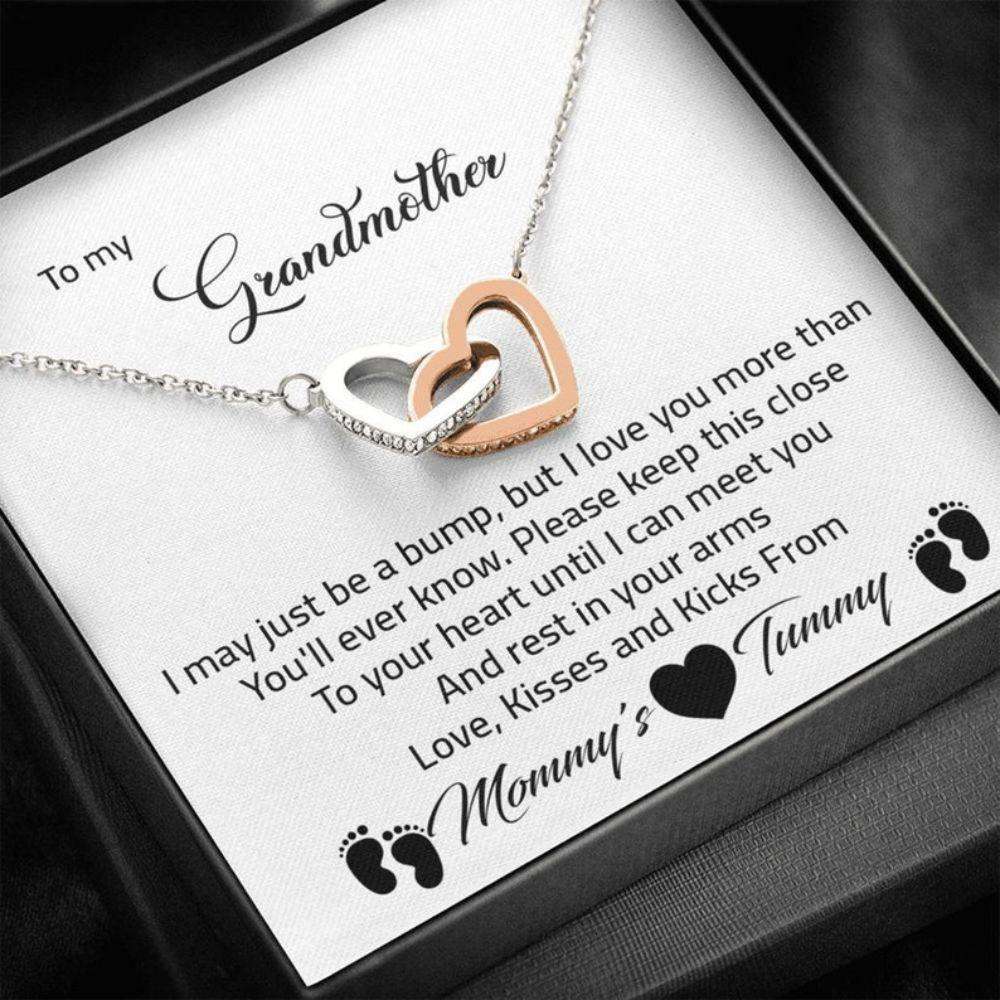 Grandmother Necklace, New Grandma Gift, Baby Announcement Grandparent, Promoted To Grandma Necklace, First Time Grandma Gift Gifts for Grandmother Rakva