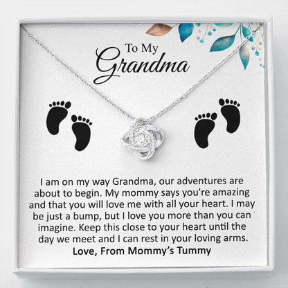 Grandmother Necklace, New Grandma Gift, Pregnancy Reveal Gift For New Grandmother, Future Grandma, Baby Announcement Grandparent, First Time Grandma Gifts for Grandmother Rakva