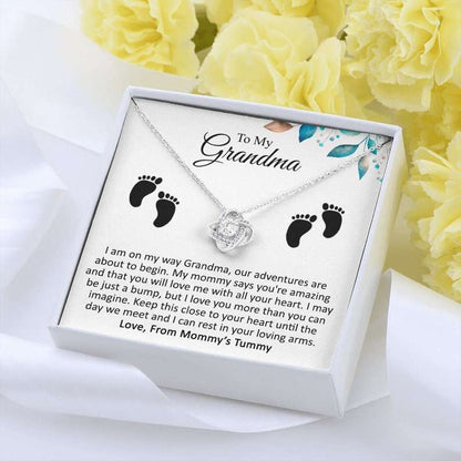 Grandmother Necklace, New Grandma Gift, Pregnancy Reveal Gift For New Grandmother, Future Grandma, Baby Announcement Grandparent, First Time Grandma Gifts for Grandmother Rakva