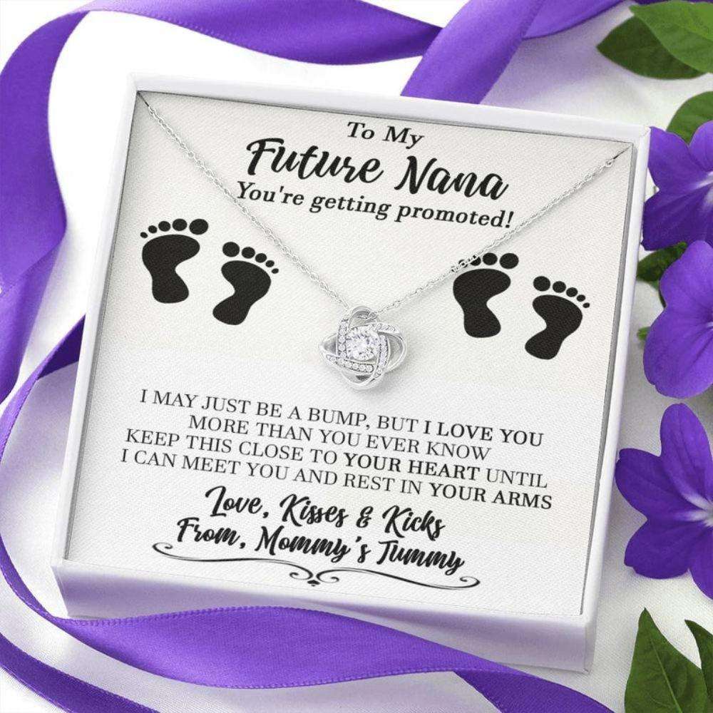 Grandmother Necklace, New Nana Gift, Grandma To Be, Gift For Grandmother To Be, Pregnancy Reveal Gift For Future Nana, Promoted To Nana Gifts for Grandmother Rakva