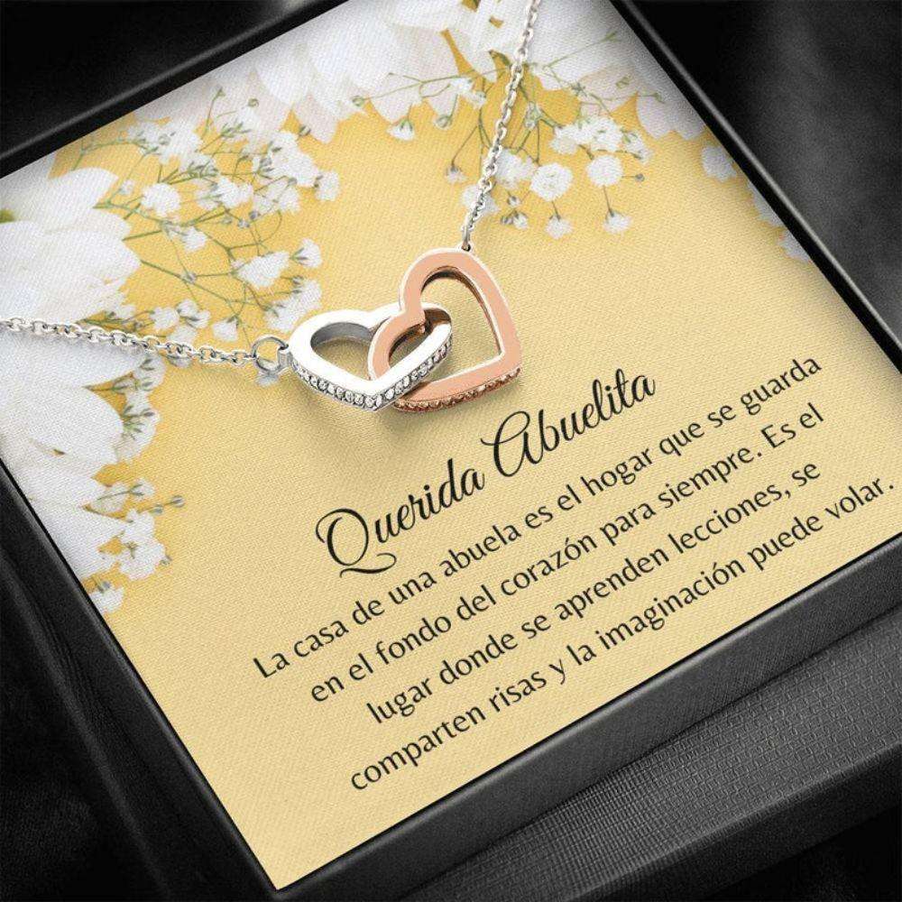 Grandmother Necklace, Querida Abuelita Gift “ Amor Para Abuela “ Abuela Christmas Necklace “ Latina Grandma Gift “ Spanish Nana Gift Gifts for Grandmother Rakva