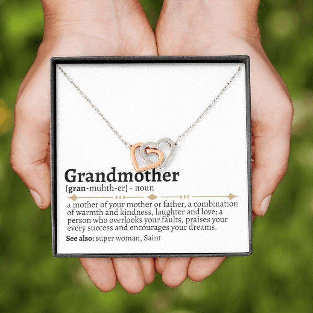 Grandmother Necklace, Sentimental Grandmother Gift From Granddaughter, Gift To Grandmother, Grandmother Gift Gifts For Daughter Rakva