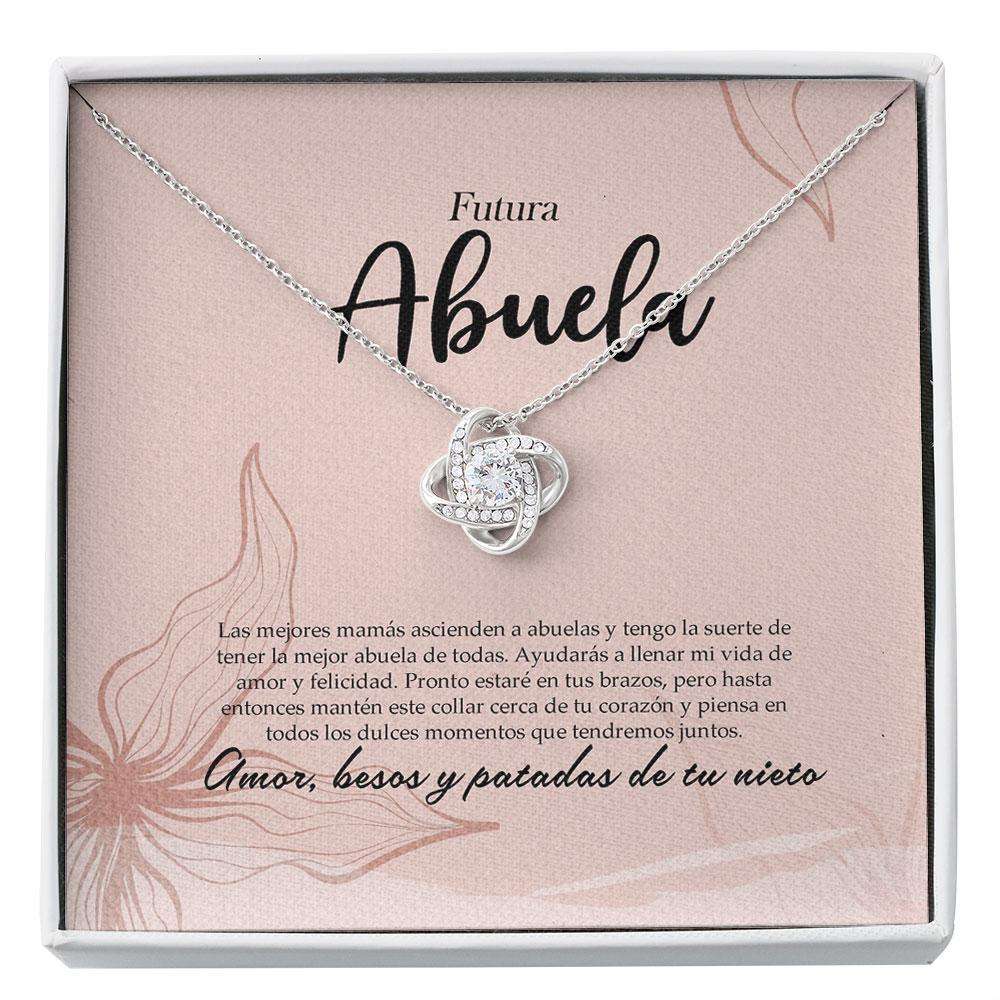 Grandmother Necklace, Spanish Grandma Announcement Necklacefutura Abuela Gift Regalo Nuevo Bebe Nueva Abuela Collar Custom Necklace Gifts for Grandmother Rakva