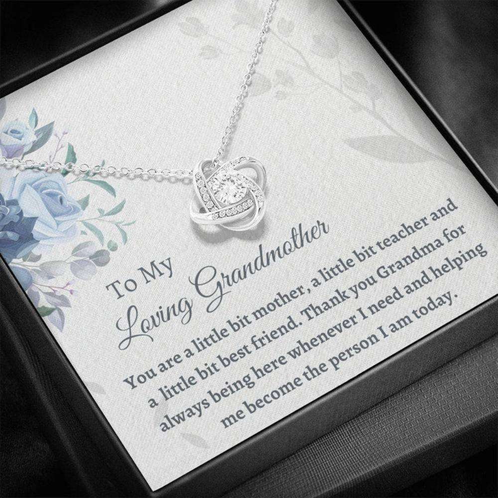 Grandmother Necklace, Sweet Grandma Gift “ Love For Grandmother “ Grandma Necklace Gift “ Caring Gifts “ Family Christmas Gifts for Grandmother Rakva