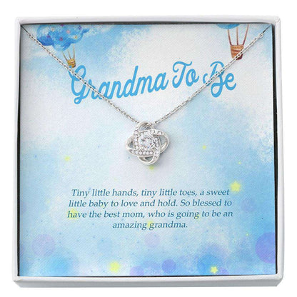 Grandmother Necklace, Sweet Grandma To Be Grandma Announcement Gift Baby Shower Keepsake First Time Grandmother New Nana Gift Custom Necklace Gifts for Grandmother Rakva