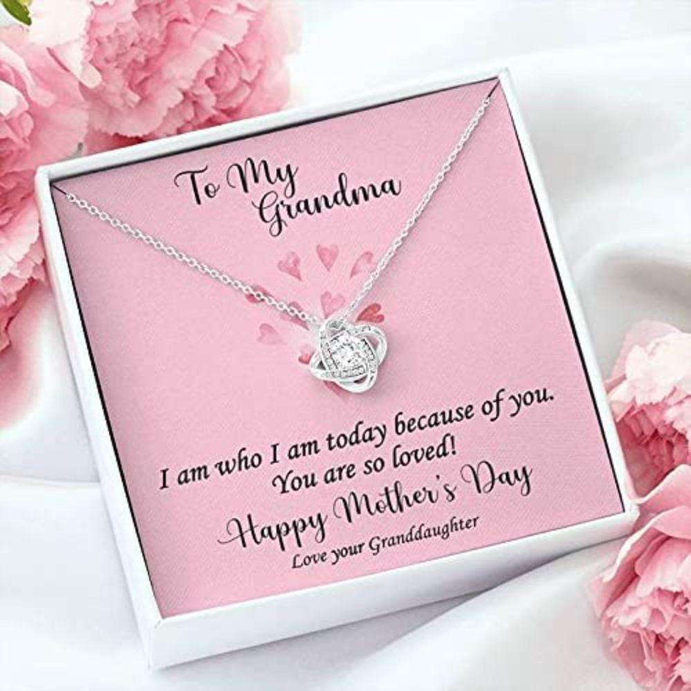 Grandmother Necklace, To Grandma Necklace Gift For Mother’S Day You Are So Loved Gifts for Grandmother Rakva