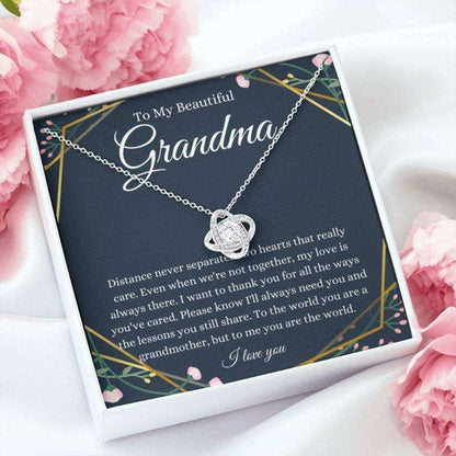 Grandmother Necklace, To My Grandma Necklace, Gift For Grandmother From Granddaughter Grandson Gifts For Daughter Rakva