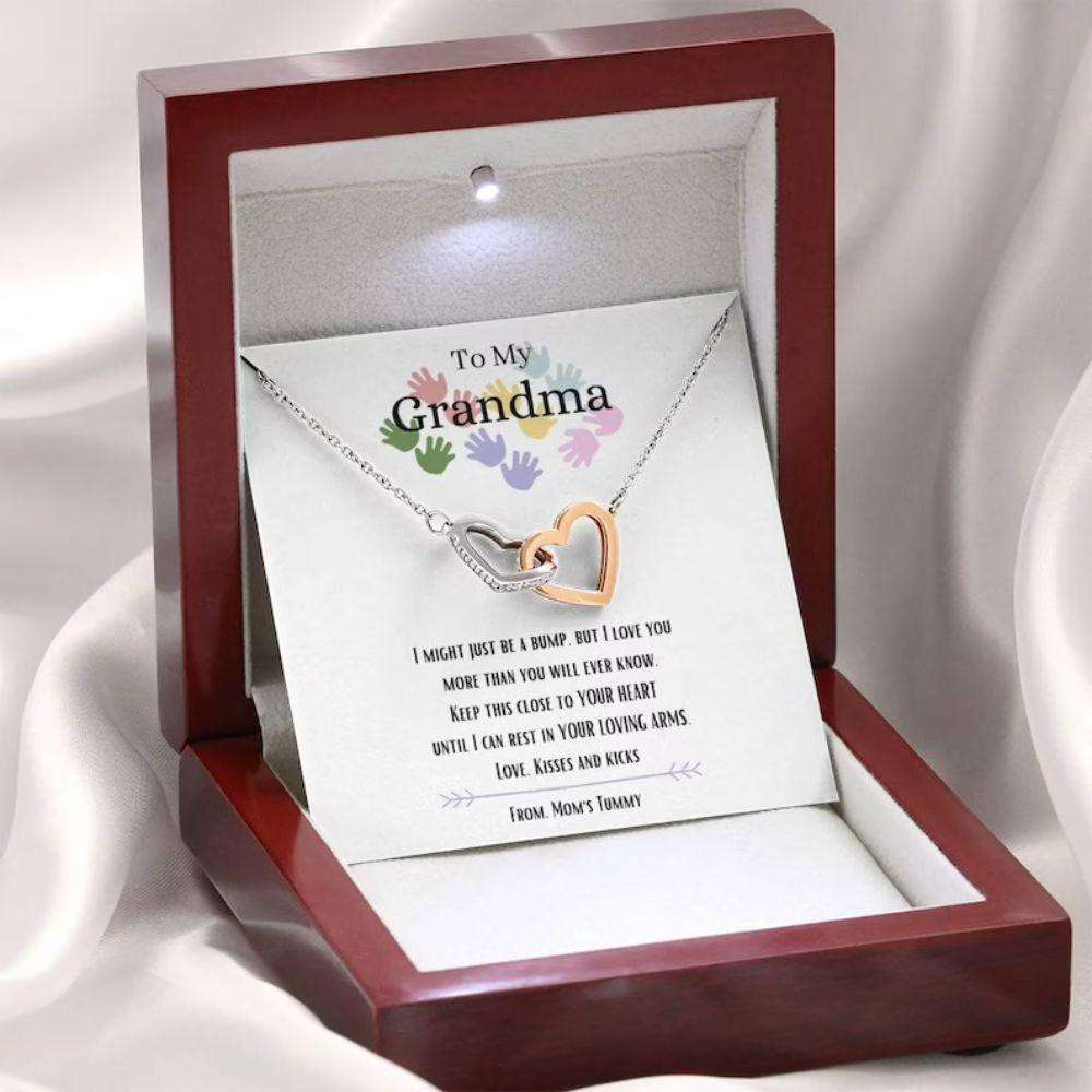 Grandmother Necklace, To My Grandma Necklace, I Love You, New Grandma Gift, Gifts For Expectant Grandmother Gifts for Grandmother Rakva