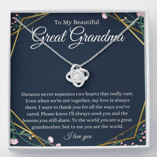 Grandmother Necklace, To My Great Grandma Necklace, Gift For Grandmother From Granddaughter Grandson Gifts For Daughter Rakva