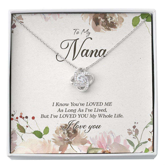 Grandmother Necklace, To My Nana Necklace, Loved You My Whole Life, Nana Gift, Nana From Granddaughter, Gifts For Nana Custom Necklace Gifts For Daughter Rakva