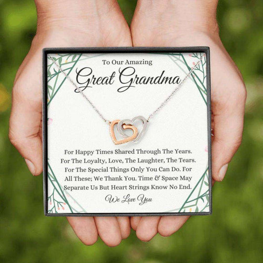 Grandmother Necklace, To Our Amazing Great Grandma Necklace, Gift For Grandmother From Grandchildren Gifts for Grandmother Rakva