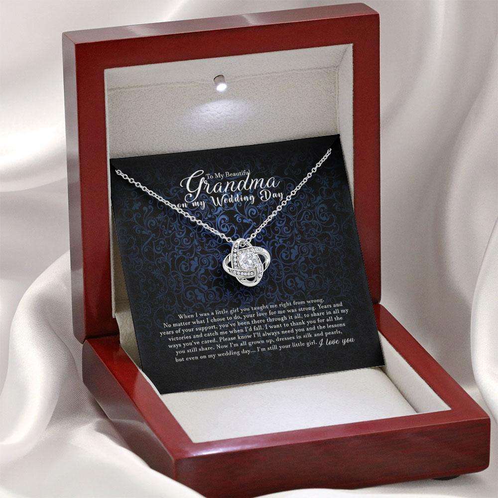 Grandmother Of The Bride Necklace Gift From Granddaughter, Grandmother Gift From Bride, Gift For Grandma On My Weddin Custom Necklace Gifts For Daughter Rakva