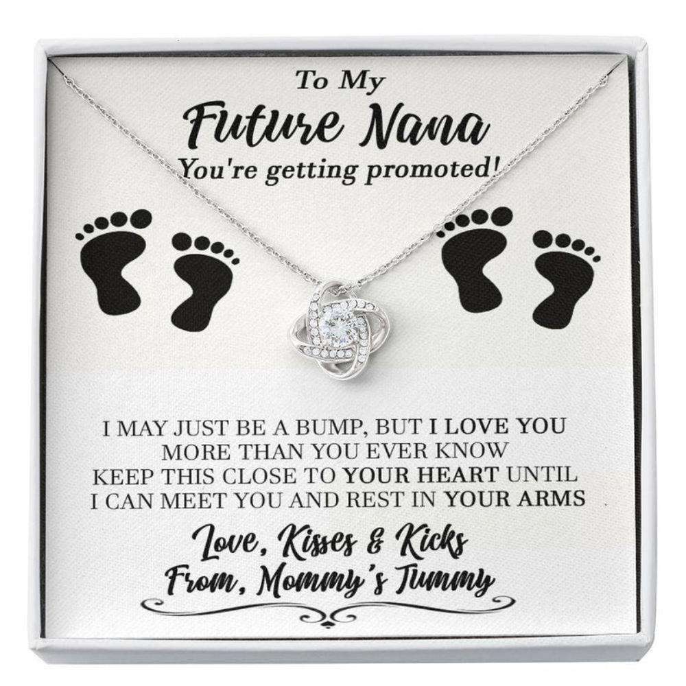 Grandmother To Be Necklace, New Nana Gift, Gift For Grandmother To Be, Pregnancy Reveal Gift For Future Nana, Promoted To Nana, First Time Grandma Gifts for Grandmother Rakva